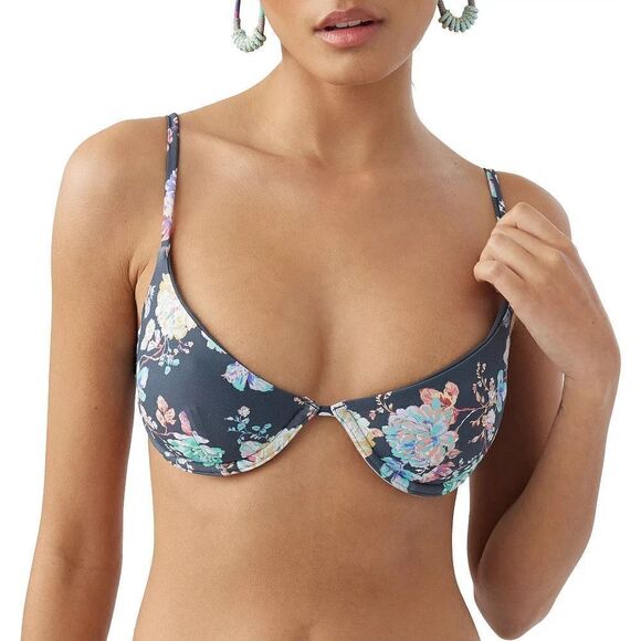 New. O’Neill floral underwire strappy bikini. Small. Retails $109 - Picture 6 of 12